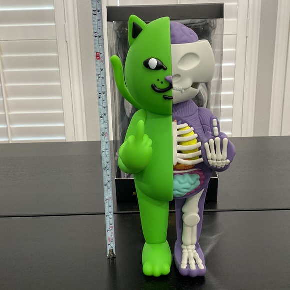 Rip N Dip R Nerm Æ-09 Vinyl Figure - Neon Green Anatomy Limited Edition Figure - Picture 12 of 16